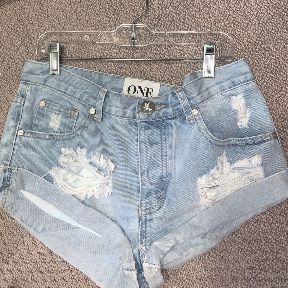 ONE TEASPOON denim shorts